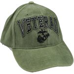 CAP-VETERAN W / GLOBE & ANCHOR 3-D (OD) 