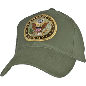 CAP-US ARMY EMBLEM - OD