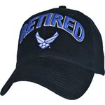 CAP-AIR FORCE LOGO RETIRED DKN- 3D TEXT 