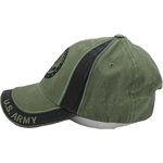 CAP-U.S.ARMY W / LOGO TWO TONE (OD / BLK)