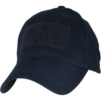 CAP-BLANK (NAVY) HOOK & LOOP IN FRONT 