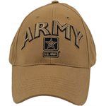 CAP-RETIRED W / AF WINGS LOGO (COYOTE BRN) 