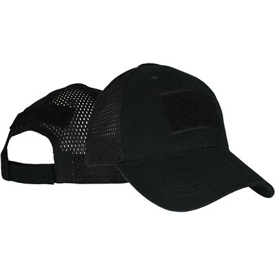 CAP-BLANK MESH BACK 3 H&L LOCATIONS BLACK 