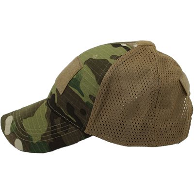 CAP-BLANK DARK MESH BACK (CAMO) H&L IN FRONT 