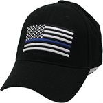 CAP-THIN BLUE LINE (BLK) NOT FOR AAFES