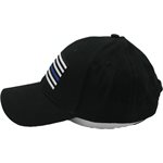 CAP-THIN BLUE LINE (BLK) NOT FOR AAFES