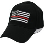 CAP-THIN RED LINE / FLAG (BLK) 