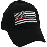 CAP-THIN RED LINE / FLAG (BLK) 