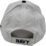 CAP-BLUE ANGELS CAP (WHITE CAP W / BLUE VISOR)! @