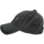 CAP-US NAVY W / LOGO (WASHED BLK) 