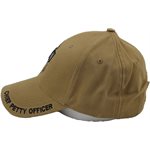 CAP-CHIEF PETTY OFFICE W / ANCHOR (COYOTE BRN) !@