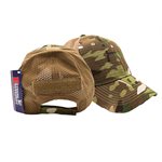 CAP-BLANK DARK MESH BACK (CAMO) 