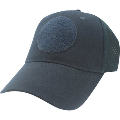 CAP-NAVY MESH BACK W / 7CM ROUND H&L !