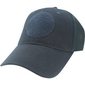 CAP-NAVY MESH BACK W / 7CM ROUND H&L !