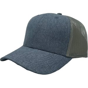 CAP-BLANK TRUCKER CAP HLTB / GRY