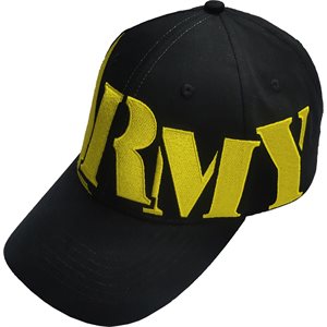 CAP- ARMY LARGE WRAP AROUND(BLK)