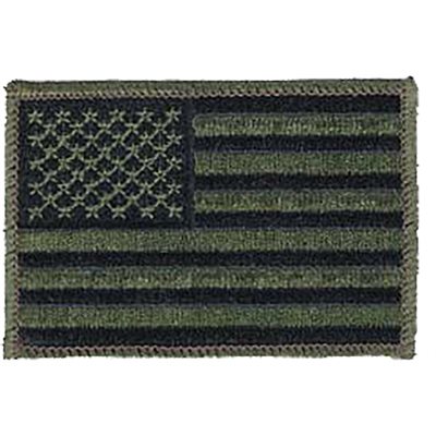 AMERICAN FLAG (OD GREEN)3.5" (NEX)