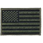 AMERICAN FLAG (OD GREEN)3.5" (NEX)