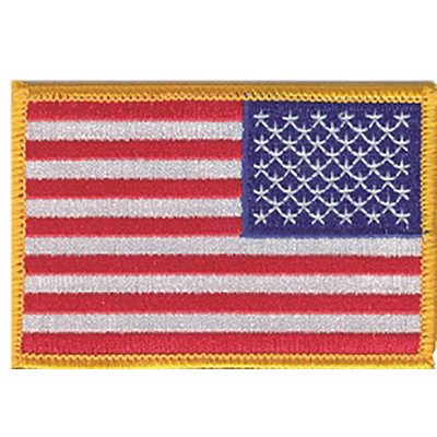 AMERICAN FLAG 3 1 / 2" REVSE FLD