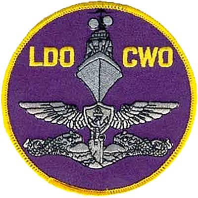 LDO / CWO W / SLVR DOLP,AIR WAR(4":