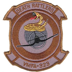 PAT-VMFA-323 DEATH RATTLERS(SUBD 4") (FLDK)