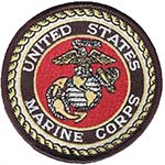 PAT-USMC SEAL BASIC(3") (FLDK)