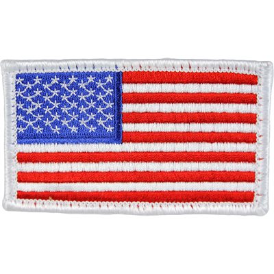 PAT-AMERICAN FLAG W / H&L WHT(2X3):[LX]