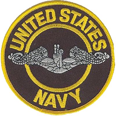 U.S.NAVY(SUB ENLISTED-SLVR)4"