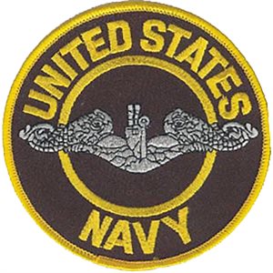 U.S.NAVY(SUB ENLISTED-SLVR)4"