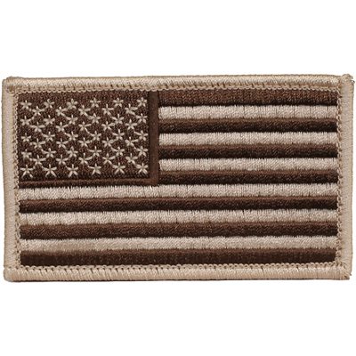 PAT-AMERICAN FLAG(DESERT / 2PIECE (H&L) ATTCH2X3":