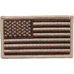 PAT-AMERICAN FLAG(DESERT / 2PIECE (H&L) ATTCH2X3":