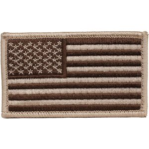 PAT-AMERICAN FLAG(DESERT / 2PIECE (H&L) ATTCH2X3":