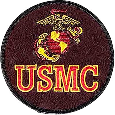 USMC W / LOGO (4").-