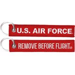 KEYCHAIN-REMOVE BEFORE FLIGHT-U.S. AIR FORCE(5.75"X1")