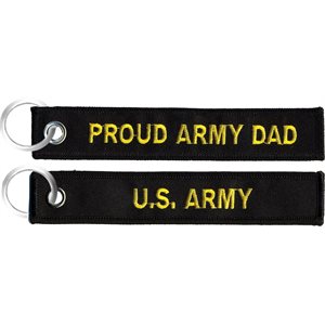 KEYCHAIN-PROUD ARMY DAD 5 3 / 4"x1"