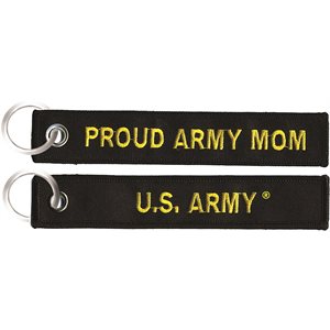 KEYCHAIN-PROUD ARMY MOM 5 3 / 4"x1"[LX18] @