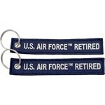 KEYCHAIN-AIR FORCE RETIRED