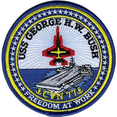 USS GEORGE H.W. BUSH CVN 77 (FLDK) (4")