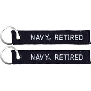 KEYCHAIN-NAVY RETIRED