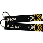 KEYCHAIN-US NAVY SCPO 