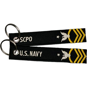 KEYCHAIN-US NAVY SCPO 