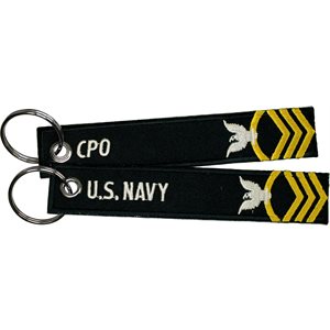 KEYCHAIN-US NAVY CPO