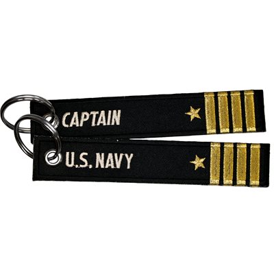 KEYCHAIN-US NAVY CAPTAIN