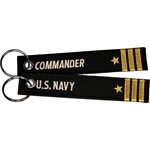 KEYCHAIN- US NAVY COMMANDER