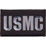 USMC BLK / 2PIECE (H&L) ATTCH2X3"- (LX) @