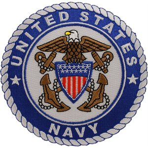 U.S. NAVY CROSSED ANCHORS (3")