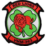 VMM-363 RED LIONS ( 4 " H&L )