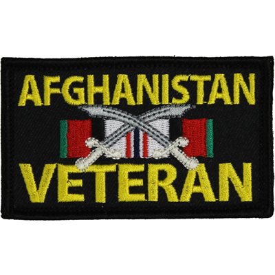 PAT-AFGHANISTAN VETERAN 2PIECE (H&L) ATTCH2X3"