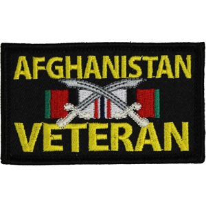 PAT-AFGHANISTAN VETERAN 2PIECE (H&L) ATTCH2X3"