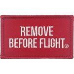 PAT-REMOVE BEFORE FLIGHT (RED) / 2PIECE (H&L) ATTCH2X3"[LX18]